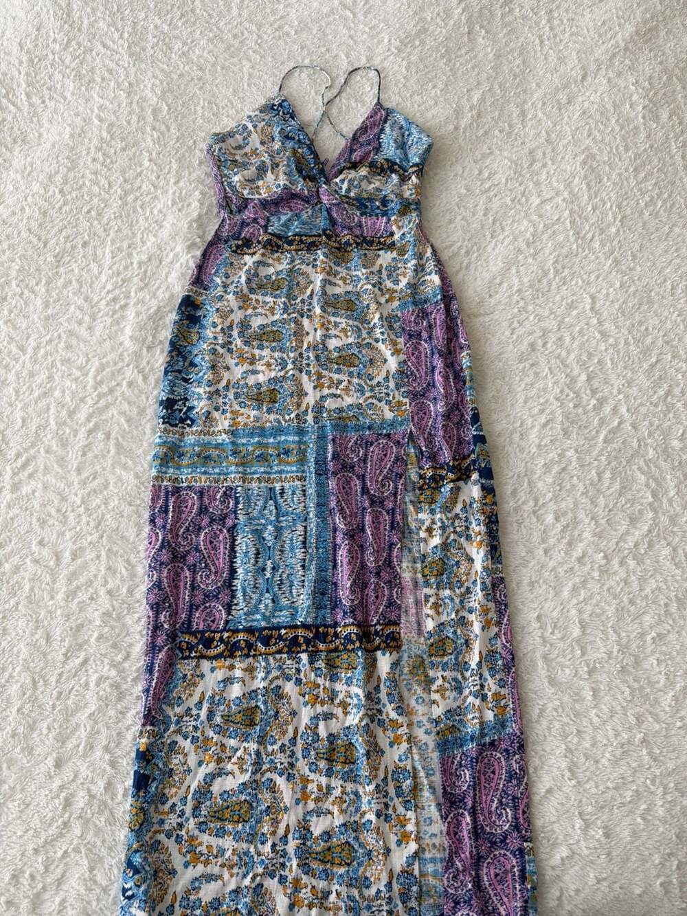 Zara Printed Knotted Midi Dress Ref. 7857/614 COLOR:...